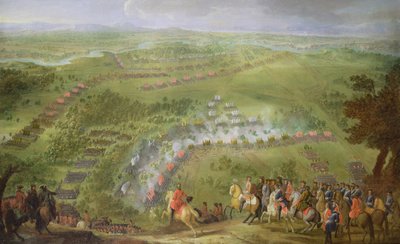 The Battle of Lesnaya in 1708 by Pierre Denis Martin